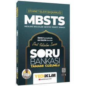 Diyanet İşleri Başkanlığı MBSTS Tamamı Çözümlü Soru Bankası Yediiklim Yayınları