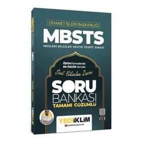 Diyanet İşleri Başkanlığı MBSTS Tamamı Çözümlü Soru Bankası Yediiklim Yayınları