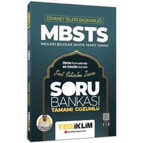 Diyanet İşleri Başkanlığı MBSTS Tamamı Çözümlü Soru Bankası Yediiklim Yayınları