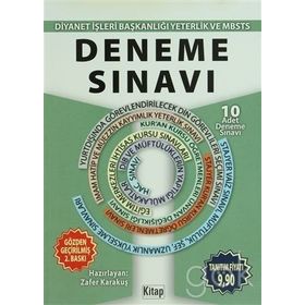 DIYANET İŞLERI BAŞKANLIĞI YETERLIK VE MBSTS DENEME SINAVI - ZAFER KARAKUŞ