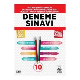 DIYANET İŞLERI BAŞKANLIĞI YETERLIK VE MBSTS DENEME SINAVI - ZAFER KARAKUŞ