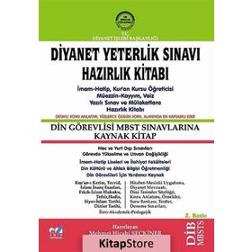 Diyanet Yeterlik Sınavı Hazırlık Kitabı - Mehmet Hicabi Seçkiner