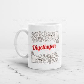 Diyetisyen Baskılı Kupa