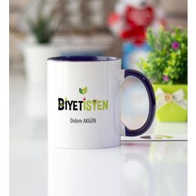 Diyetisyen Lacivert Kupa Bardak