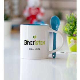 Diyetisyen-Mavi Kupa Bardak