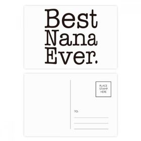Dıythinker 14x9 cm 20 Adet Renkli Best Ever İngilizce Harfler Hediye Desen Kartpostal Seti
