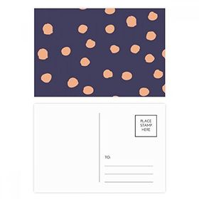 Dıythinker 14x9 cm 20 Adet Renkli Boya Noktası Soyut Bitkiler Ar Kartpostal Seti