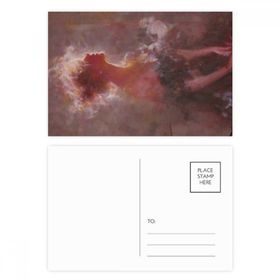 Dıythinker 14x9 cm 20 Adet Renkli Clair De Lune XJJ Yağlı Boya Kartpostal Seti
