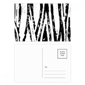 Dıythinker 14x9 cm 20 Adet Renkli Fırça İşi Dikey Çizgi Doku Kartpostal Seti