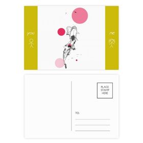 Dıythinker 14x9 cm 20 Adet Renkli Gelenek Çifti Çin Balık Arkadaş Kartpostal Seti