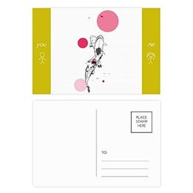 Dıythinker 14x9 cm 20 Adet Renkli Gelenek Çifti Çin Balık Arkadaş Kartpostal Seti