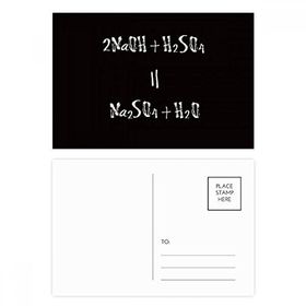 Dıythinker 14x9 cm 20 Adet Renkli Kimya Kowledge Asit-Baz Tepki Kartpostal Seti