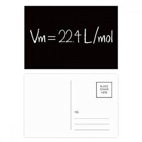 Dıythinker 14x9 cm 20 Adet Renkli Kimya Kowledge Molar Gaz Kartpostal Seti
