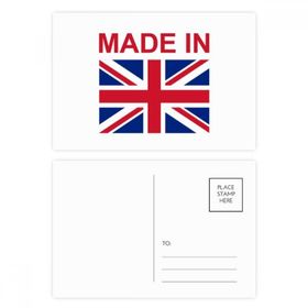 Dıythinker 14x9 cm 20 Adet Renkli Made in United Kingdom Country Love Kartpostal Seti