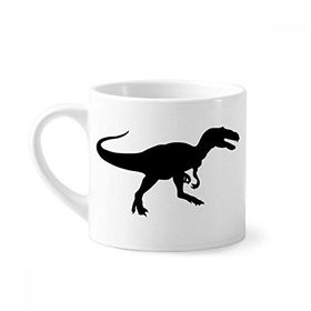 Dıythinker 170 ml Beyaz Dinozor Kemikleri Minyatür Extinction Mini Kahve Seramik Kupa