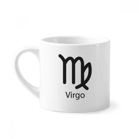 Dıythinker 170 ml Beyaz Eylül Ağustos Başak Takımyıldızı Mini Kahve Seramik Kupa