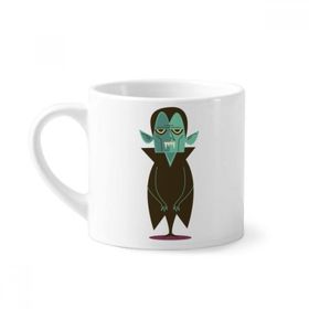 Dıythinker 170 ml Beyaz Fear Halloween Hayalet Mutlu Mini Kahve Seramik Kupa