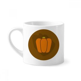 Dıythinker 170 ml Beyaz Happy Şükran Günü Simpol Desenli Mini Kahve Seramik Kupa