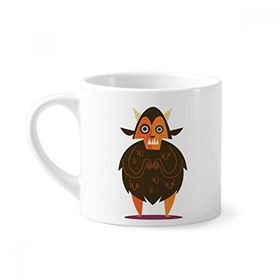 Dıythinker 170 ml Beyaz Hayalet Korku Cadılar Bayramı Corpse Mini Kahve Seramik Kupa