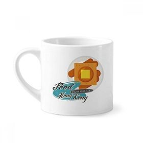 Dıythinker 170 ml Beyaz Hong Kong Fransız Tost Çin Mini Kahve Seramik Kupa