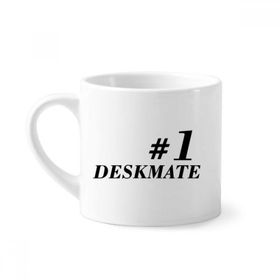 Dıythinker 170 ml Beyaz Number.1 Deskmate Mezuniyet Sezonu Mini Kahve Seramik Kupa
