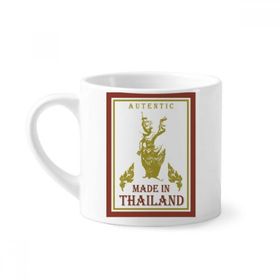 Dıythinker 170 ml Beyaz Tayland Kültürü Tayland'da Üretilmiştir Post Mini Kahve Seramik Kupa