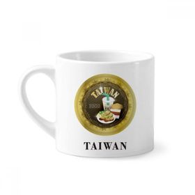 Dıythinker 170 ml Beyaz Tayvan Seyahat Yiyecek Çin Mini Kahve Seramik Kupa