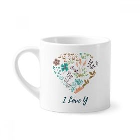 Dıythinker 170 ml Turuncu Güneş Çiçeği Bitki Boyası Mini Beyaz Çömlekçilik Seramik Saplı Kupa