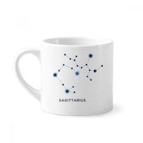 Dıythinker 170 ml Yay Burcu Burcu Zodyak Mini Beyaz Çömlek Seramik Saplı Kupa