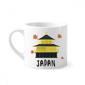 Dıythinker 170 ml Yerel Japon Seyahat Binası Mini Beyaz Çömlekçilik Seramik Saplı Kupa