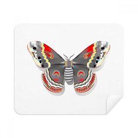Dıythinker 2 Adet Süet Kumaş 3D Uçurtma Kelebek Çin Stili Telefon Ekran Temizleyici ve Gözlük Temizleme Bezi