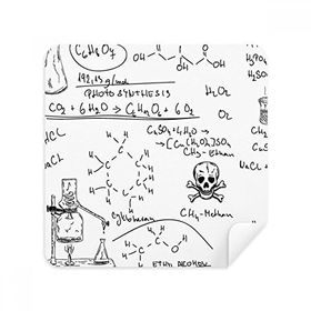 Dıythinker 2 Adet Süet Kumaş Calculus Organik Kimya Deney Gözlüğü Temizleme Bezi ve Telefon Ekran Temizleyici