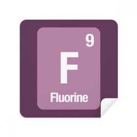 Dıythinker 2 Adet Süet Kumaş F Flor Kimyasal Element Bilim Gözlüğü Temizleme Bezi ve Telefon Ekran Temizleyici