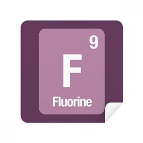 Dıythinker 2 Adet Süet Kumaş F Flor Kimyasal Element Bilim Gözlüğü Temizleme Bezi ve Telefon Ekran Temizleyici