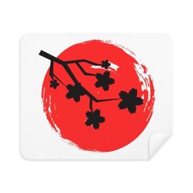 Dıythinker 2 Adet Süet Kumaş Fırça Boyama Japonya Desenli Telefon Ekran Temizleyici ve Gözlük Temizleme Bezi