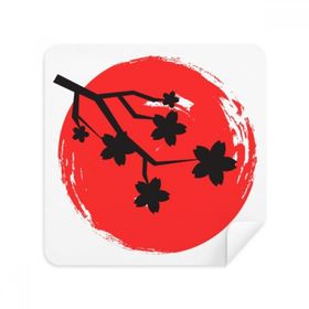 Dıythinker 2 Adet Süet Kumaş Fırça Boyama Japonya Desenli Telefon Ekran Temizleyici ve Gözlük Temizleme Bezi