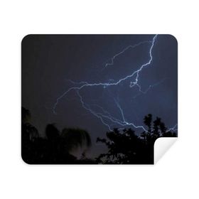 Dıythinker 2 Adet Süet Kumaş Gece Karanlık Orman Bilim Doğa Manzarası Telefon Ekran Temizleyici ve Gözlük Temizleme Bezi
