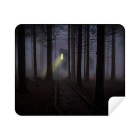 Dıythinker 2 Adet Süet Kumaş Gece Karanlık Orman Bilim Doğa Manzarası Telefon Ekran Temizleyici ve Gözlük Temizleme Bezi