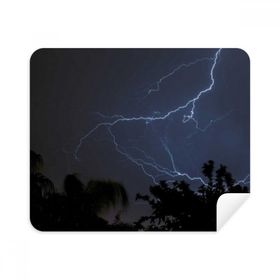 Dıythinker 2 Adet Süet Kumaş Gece Karanlık Orman Bilim Doğa Manzarası Telefon Ekran Temizleyici ve Gözlük Temizleme Bezi