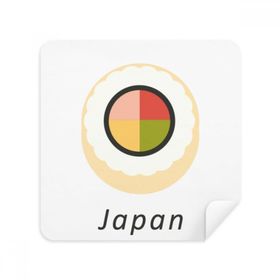 Dıythinker 2 Adet Süet Kumaş Geleneksel Japon Maki Suşi Gözlüğü Temizleme Bezi ve Telefon Ekran Temizleyici