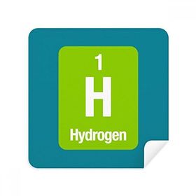 Dıythinker 2 Adet Süet Kumaş H Hidrojen Kimyasal Element Bilim Gözlüğü Temizleme Bezi ve Telefon Ekran Temizleyici