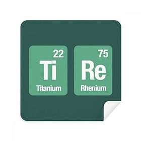 Dıythinker 2 Adet Süet Kumaş Lastik Kimyasal Element Bilim Gözlüğü Temizleme Bezi ve Telefon Ekran Temizleyici