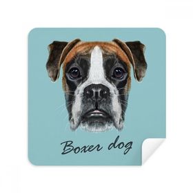 Dıythinker 2 Adet Süet Kumaş Lop-Eard Boxer Köpek Evcil Hayvan Gözlükleri Temizleme Bezi Telefon Ekran Temizleyici