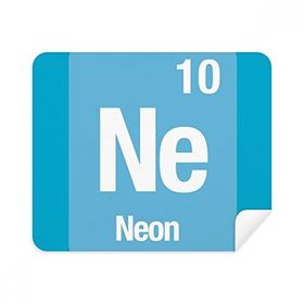 Dıythinker 2 Adet Süet Kumaş Ne Neon Kimyasal Element Bilim Telefon Ekran Temizleyici ve Gözlük Temizleme Bezi