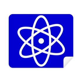 Dıythinker 2 Adet Süet Kumaş Paket Mavi Kare Uyarı İşaretli Telefon Ekran Temizleyici ve Gözlük Temizleme Bezi