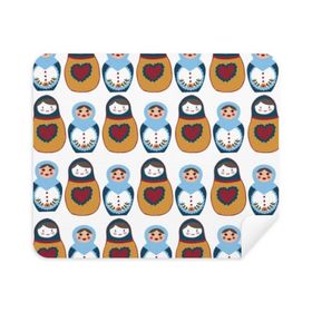 Dıythinker 2 Adet Süet Kumaş Rusya Oyuncak Bebek Posteri Matryoshka Ülke Kültürü Telefon Ekran Temizleyici ve Gözlük Temizleme Bezi