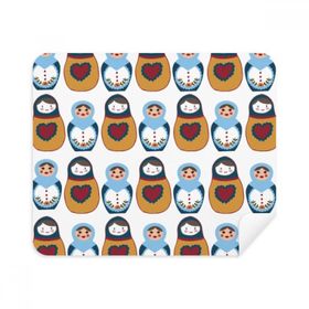 Dıythinker 2 Adet Süet Kumaş Rusya Oyuncak Bebek Posteri Matryoshka Ülke Kültürü Telefon Ekran Temizleyici ve Gözlük Temizleme Bezi