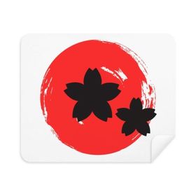 Dıythinker 2 Adet Süet Kumaş Soyut Fırça Boyama Japonya Telefon Ekran Temizleyici ve Gözlük Temizleme Bezi