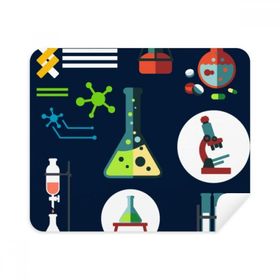 Dıythinker 2 Adet Süet Kumaş Test Tüpü Konik Şişe Kimya Telefon Ekran Temizleyici ve Gözlük Temizleme Bezi