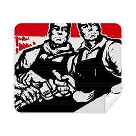 Dıythinker 2 Adet Süet Kumaş Yazma Fırçası Anahtar Çalışanı Çin Telefon Ekran Temizleyici ve Gözlük Temizleme Bezi